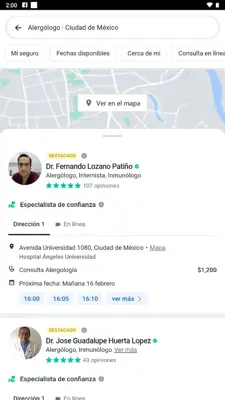 Doctoralia android App screenshot 9